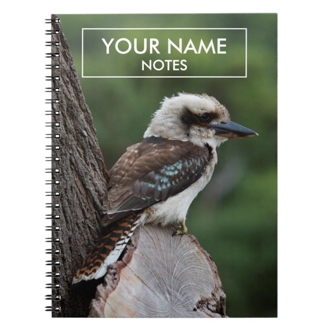 Carnet Kookaburra personnalisé (Devant)