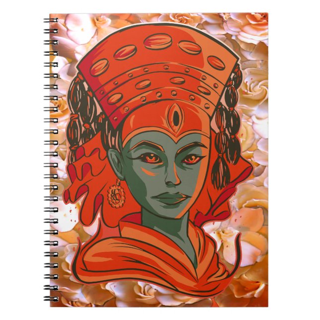 Carnet Kumari, visage de femme (Devant)