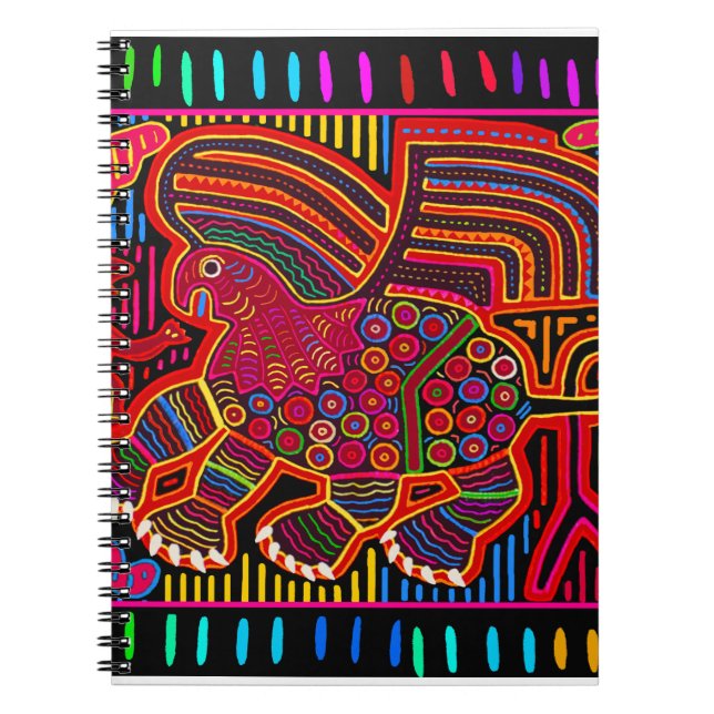 Carnet Kuna Indian Friendly Dragon (Devant)