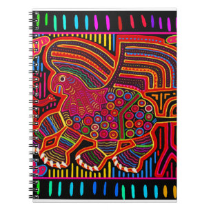 Carnet Kuna Indian Friendly Dragon Mola