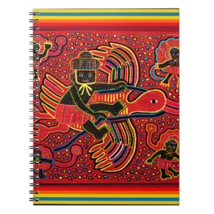 Carnet Kuna Indian Stork Apportant design bébé