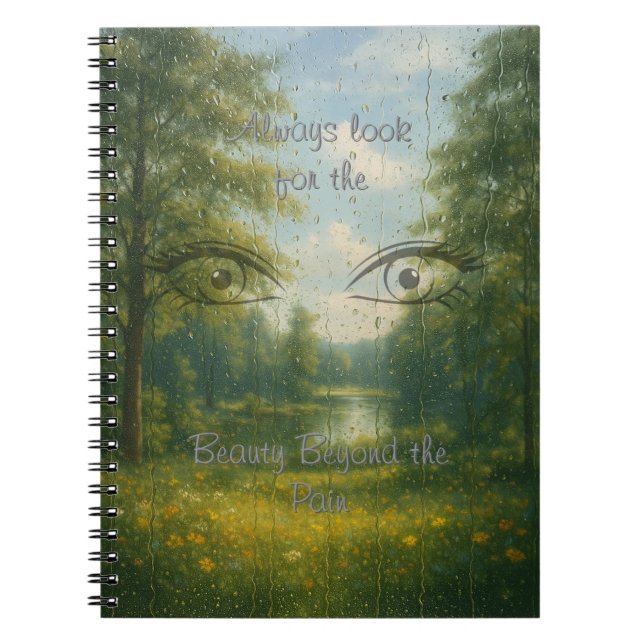 Carnet La beauté au-delà de la douleur (Devant)