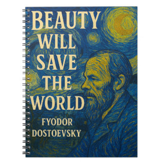 Carnet La beauté sauvera le monde Dostoïevski citation, G
