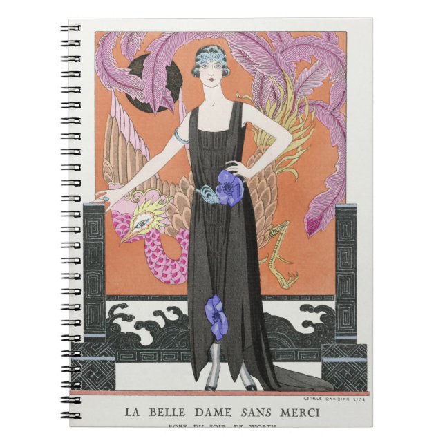 Carnet La belle dame sans merci par George Barbier (Devant)