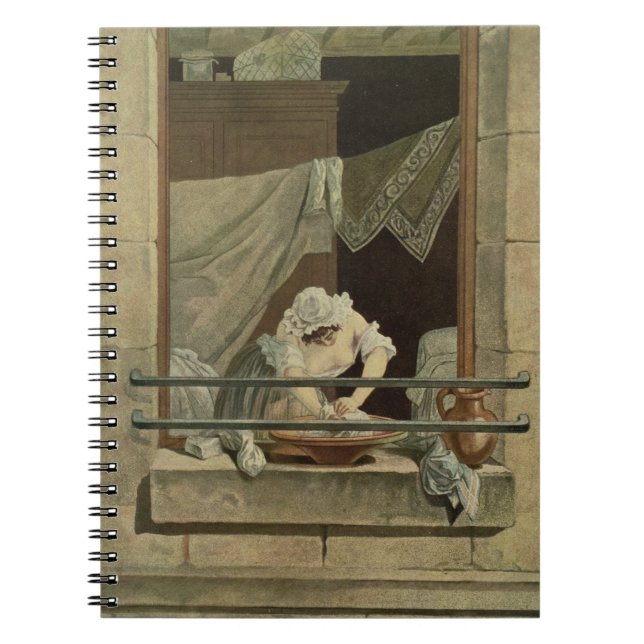 Carnet La blanchisseuse, gravée par J. Laurent Julien (c1 (Devant)
