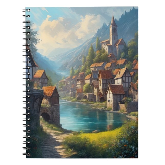 Carnet La charmante ville médiévale (Devant)