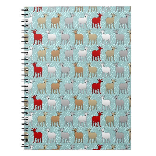 Carnet La chèvre rouge (Devant)