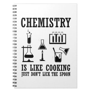 Carnet la chimie est comme la cuisine