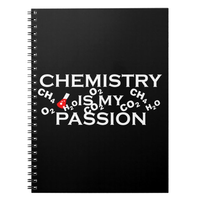 Carnet la chimie est ma passion (Devant)