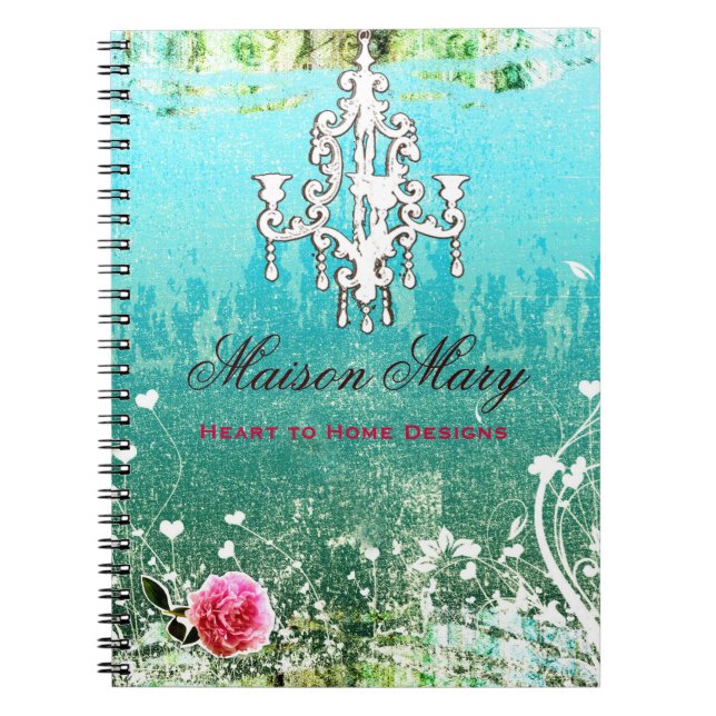 Carnet La CHROMATOGRAPHIE GAZEUSE adorent la turquoise (Devant)