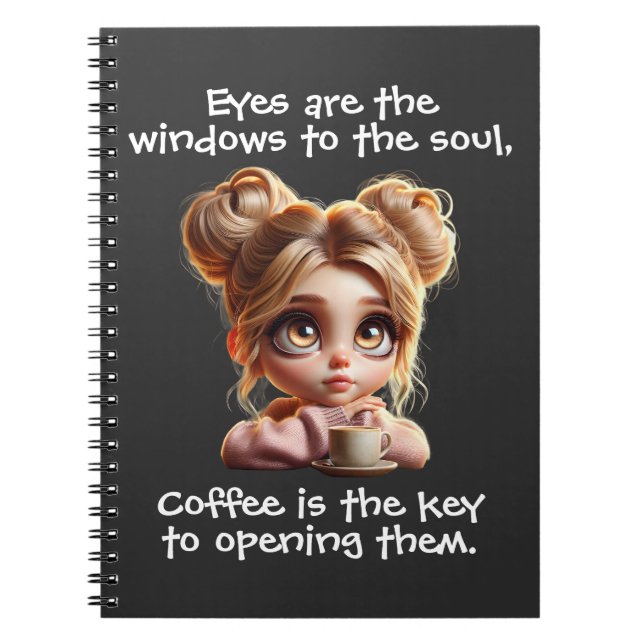 Carnet La Clé Est Le Café (Devant)