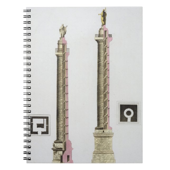 Carnet La colonne de Trajan, Rome, de 'Le Costume Ancien (Devant)