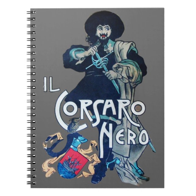 CARNET LA CORSAIRE NOIRE (Devant)