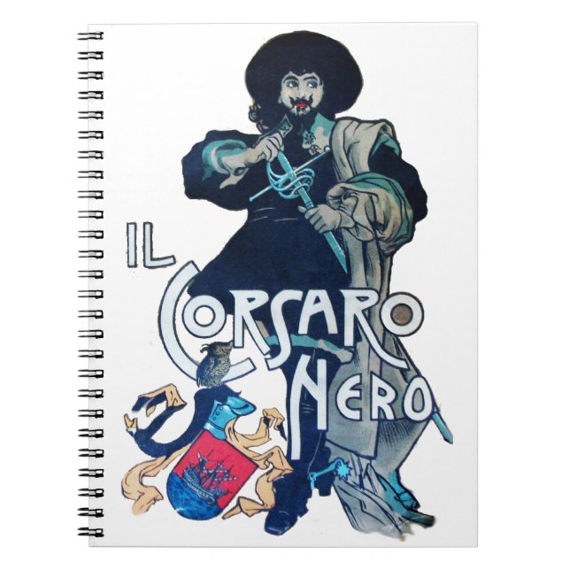 CARNET LA CORSAIRE NOIRE (Devant)