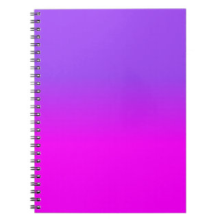 Carnet La couleur au néon d'ombre d'Ombre de pourpre et