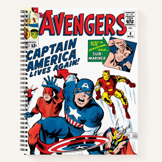 Carnet La couverture comique Avengers #4 (Devant)