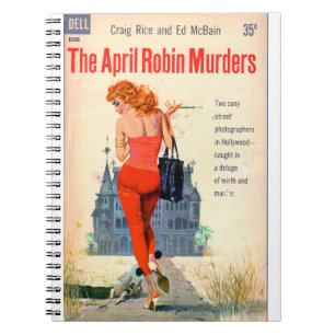 Carnet La couverture du roman d'April Robin Murders