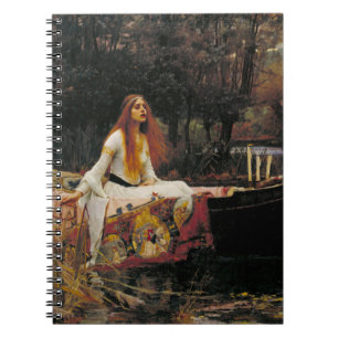 Carnet La Dame de Shalott 1888 John William Waterhouse