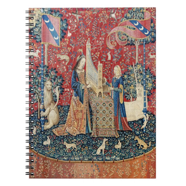 Carnet La Dame et la licorne, Audition (Devant)