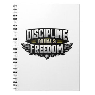 Carnet La Discipline Égale la Liberté – Conception Motiva