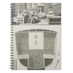 Carnet La fabrication d'une chaise de berline dans un