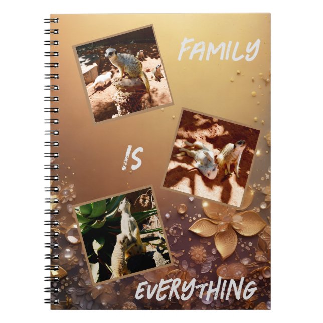 Carnet La Famille Meerkats Est Tout, (Devant)