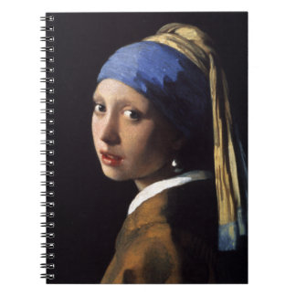 Carnet La fille de Johannes Vermeer avec une oreille perl