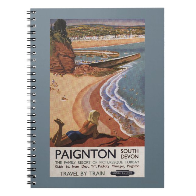 Carnet La fille des chemins de fer britanniques qui regar (Devant)