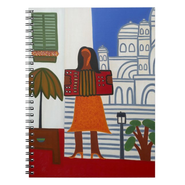 Carnet La fille gitane devant Sacre Coeur 2006 (Devant)