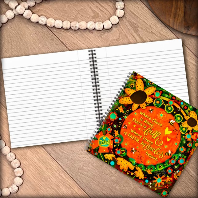 Carnet La Foi d'Irelyn Miracle Floral Fun (Créateur téléchargé)