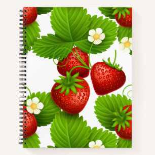 Carnet La fraise dans le jardin
