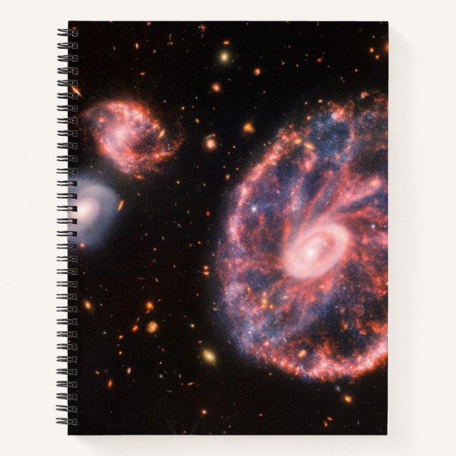 Carnet La Galaxie Cartwheel Et Ses Galaxies Compagnons. (Devant)