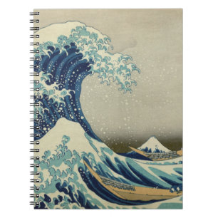 Carnet La grande vague outre de Kanagawa