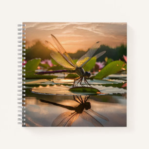 Carnet La libellule dans la nature