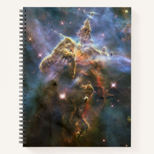 Carnet La montagne mystique en Carina Nebula Espace Hubbl