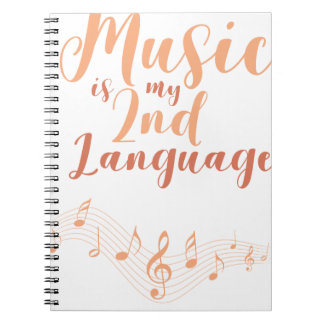 Carnet La musique est ma 2ème musique de langue de la