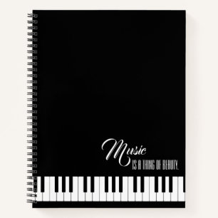 Carnet La Musique Est Une Chose De Beauté