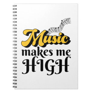 Carnet La Musique Me Fait Haut