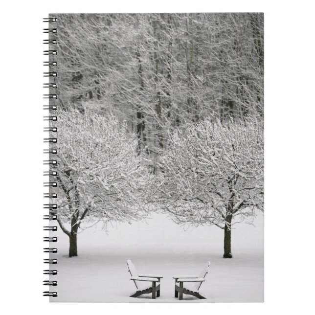 Carnet La neige a couvert le paysage (Devant)