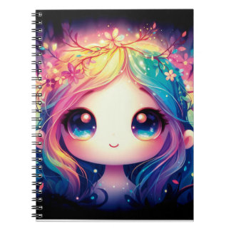 Carnet La niña del arcoíris