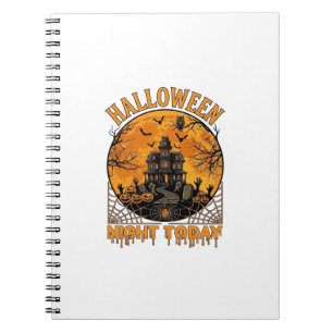 Carnet La nuit d'Halloween aujourd'hui Manoir hanté Citro