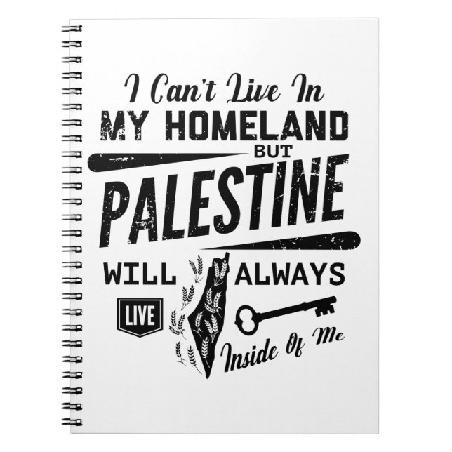 Carnet La Palestine vivra toujours à l'intérieur de mon b (Devant)