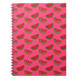 Carnet La pastèque d'été sur le Motif rose