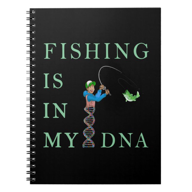 Carnet La pêche est dans mon ADN (Devant)