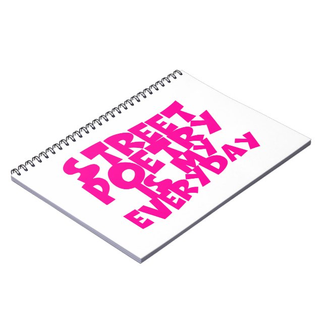 Carnet La Poésie De Rue Est Mon Quotidien (Côté gauche)