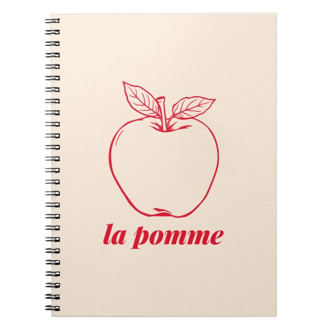 Carnet la pomme (Devant)