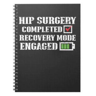 Carnet La récupération de chirurgie de remplacement de