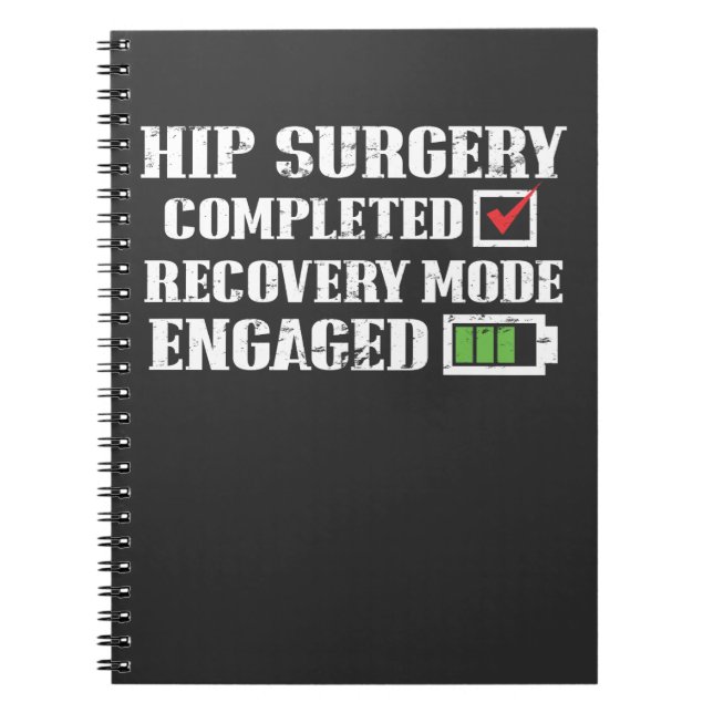 Carnet La récupération de chirurgie de remplacement de (Devant)