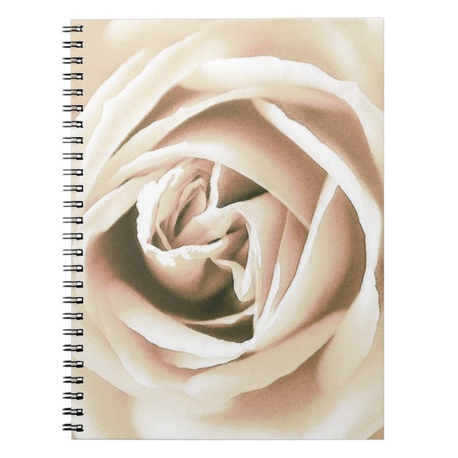 Carnet La Rose blanche (Devant)