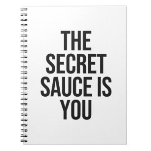 Carnet La sauce secrète est vous citation